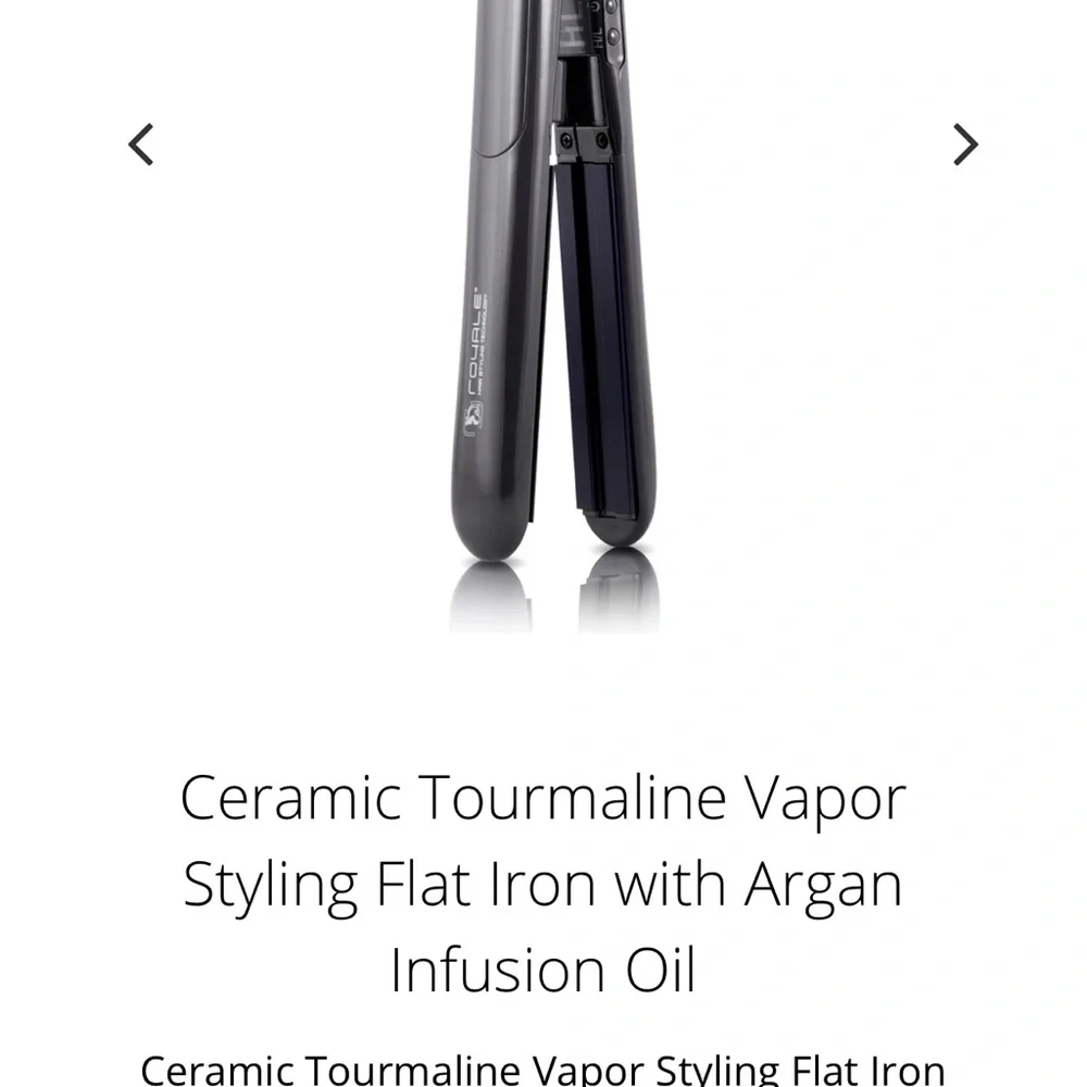 Black Ceramic Hair Straightener with Tourmaline Technology - Picture 8 of 16